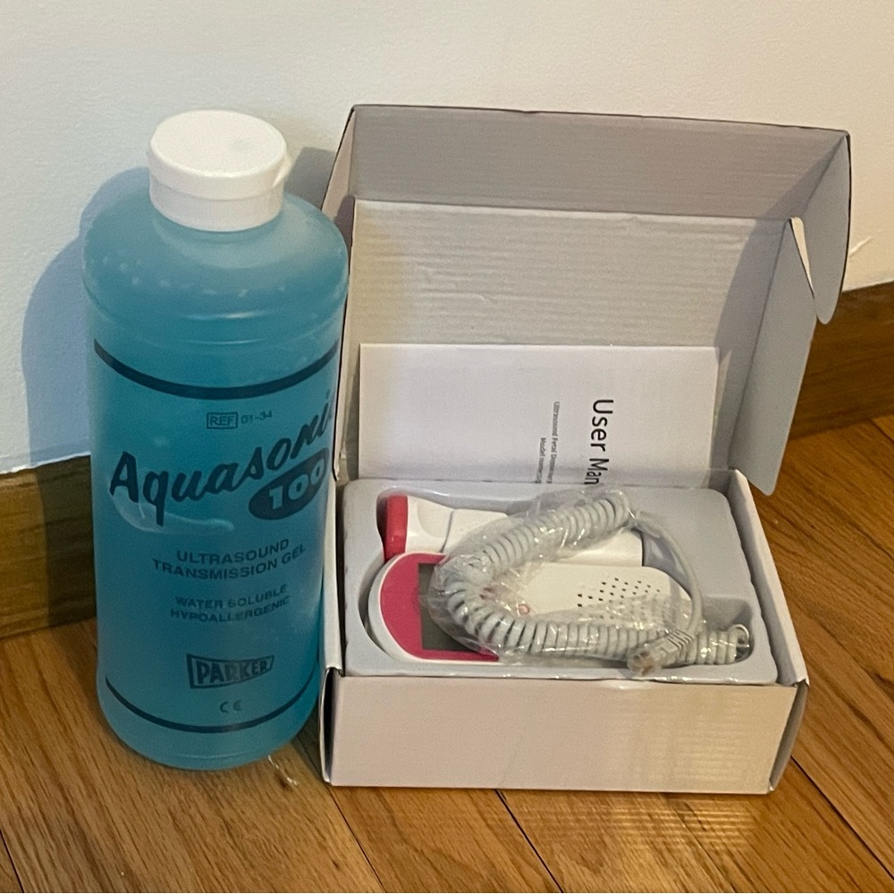 Fetal Heart Monitor with ultrasound gel